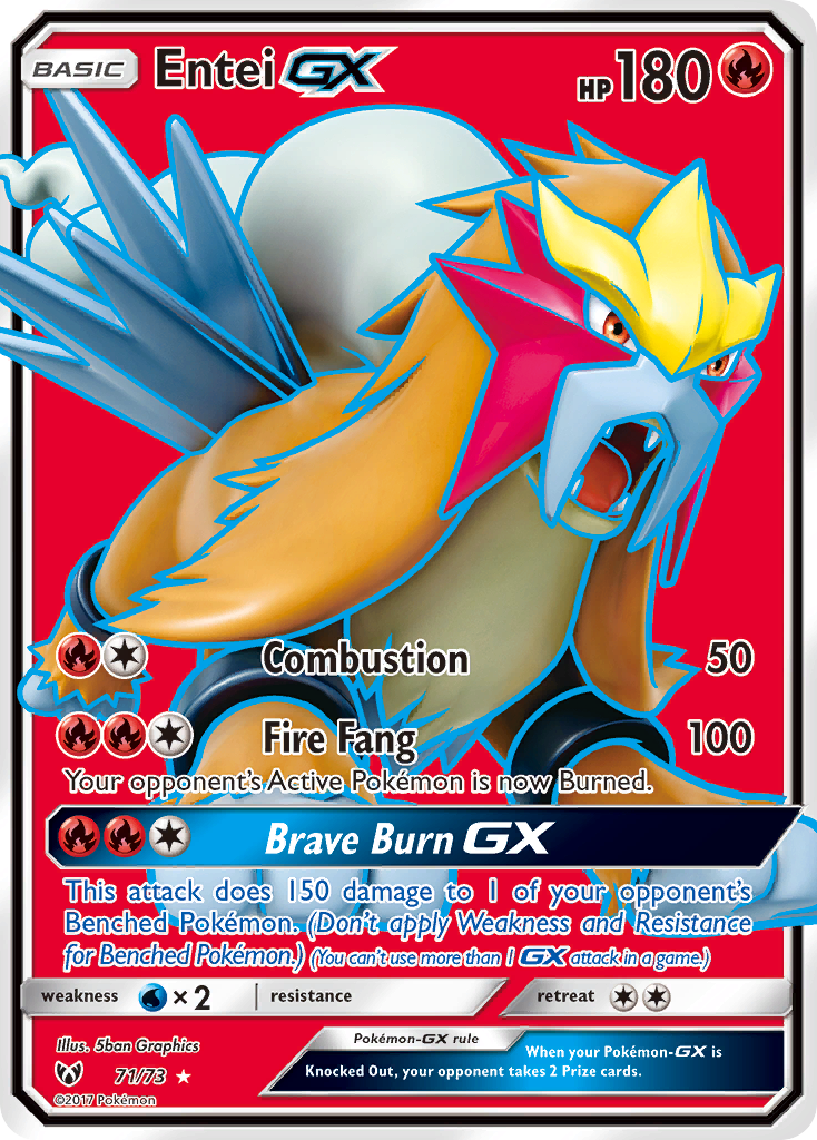 Entei GX (71/73) [Sun & Moon: Shining Legends] | Clutch Gaming