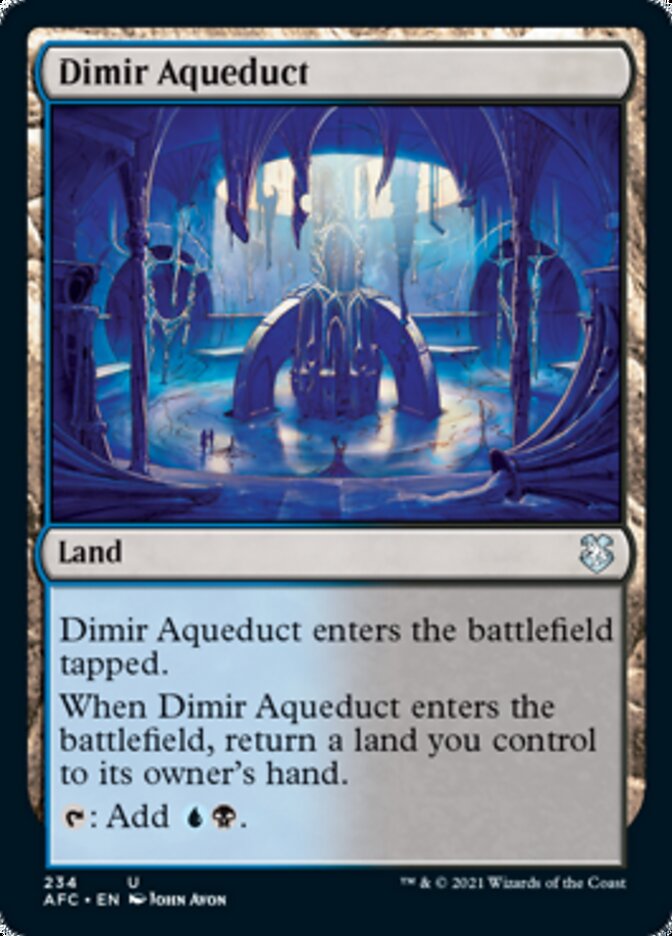 Dimir Aqueduct [Dungeons & Dragons: Adventures in the Forgotten Realms Commander] | Clutch Gaming