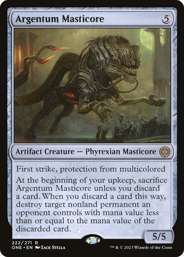 Argentum Masticore [Phyrexia: All Will Be One] | Clutch Gaming