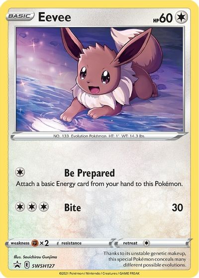 Eevee (SWSH127) [Sword & Shield: Black Star Promos] | Clutch Gaming