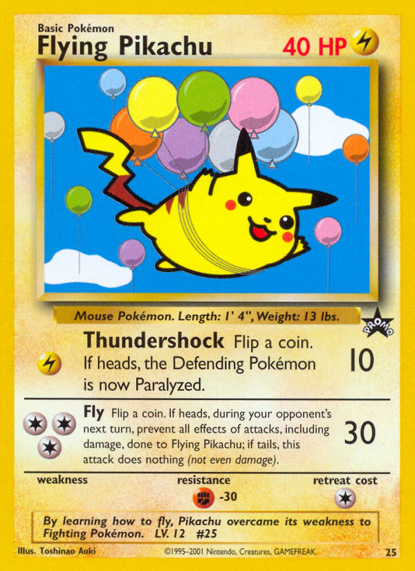 Flying Pikachu (25) [Wizards of the Coast: Black Star Promos] | Clutch Gaming