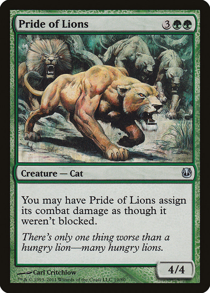 Pride of Lions [Duel Decks: Ajani vs. Nicol Bolas] | Clutch Gaming