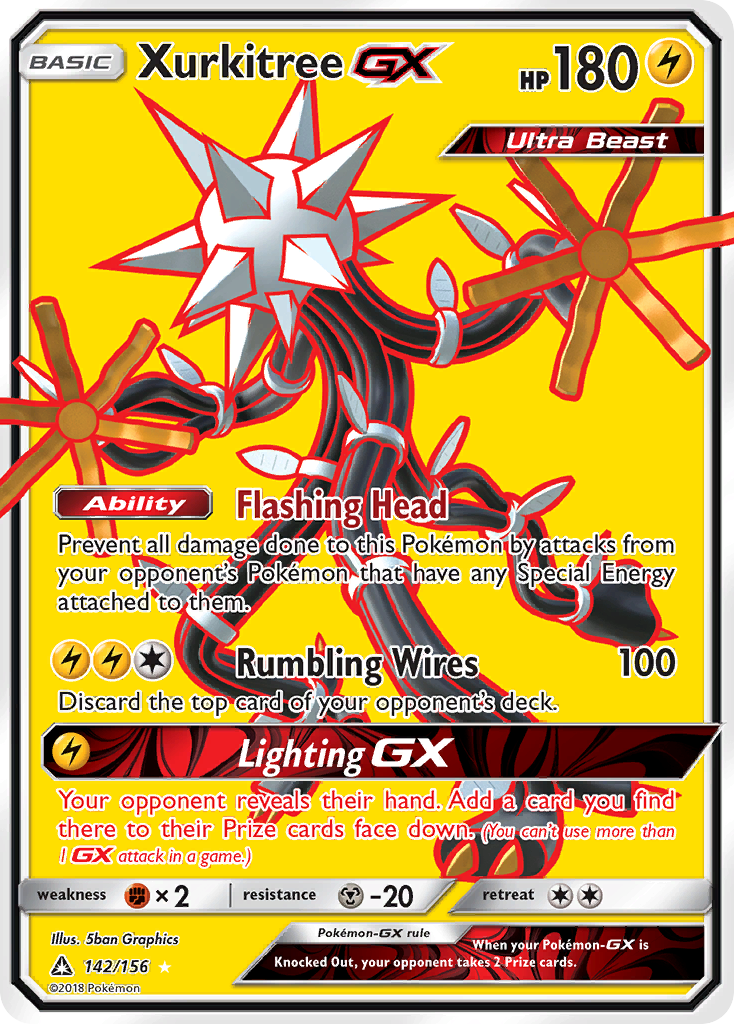 Xurkitree GX (142/156) [Sun & Moon: Ultra Prism] | Clutch Gaming