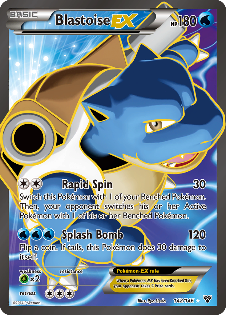 Blastoise EX (142/146) [XY: Base Set] | Clutch Gaming