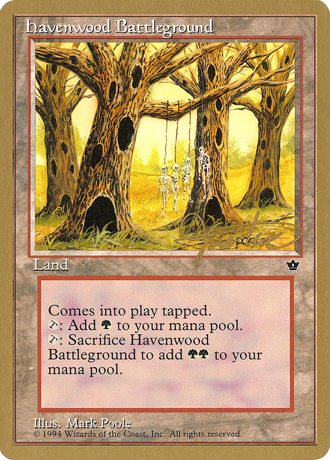 Havenwood Battleground (Mark Justice) [Pro Tour Collector Set] | Clutch Gaming