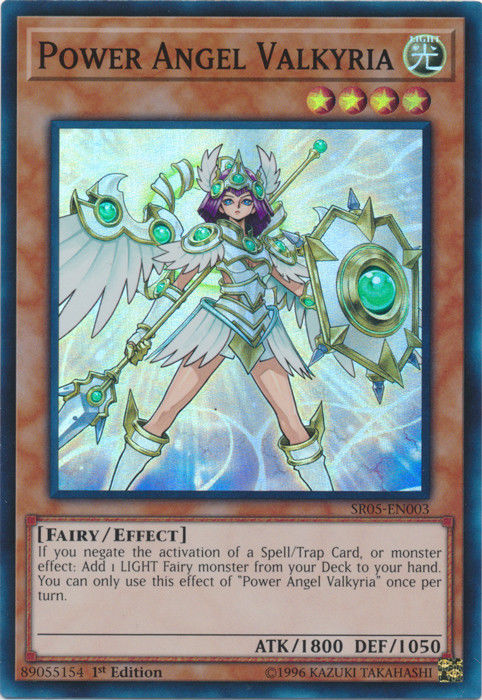 Power Angel Valkyria [SR05-EN003] Super Rare | Clutch Gaming