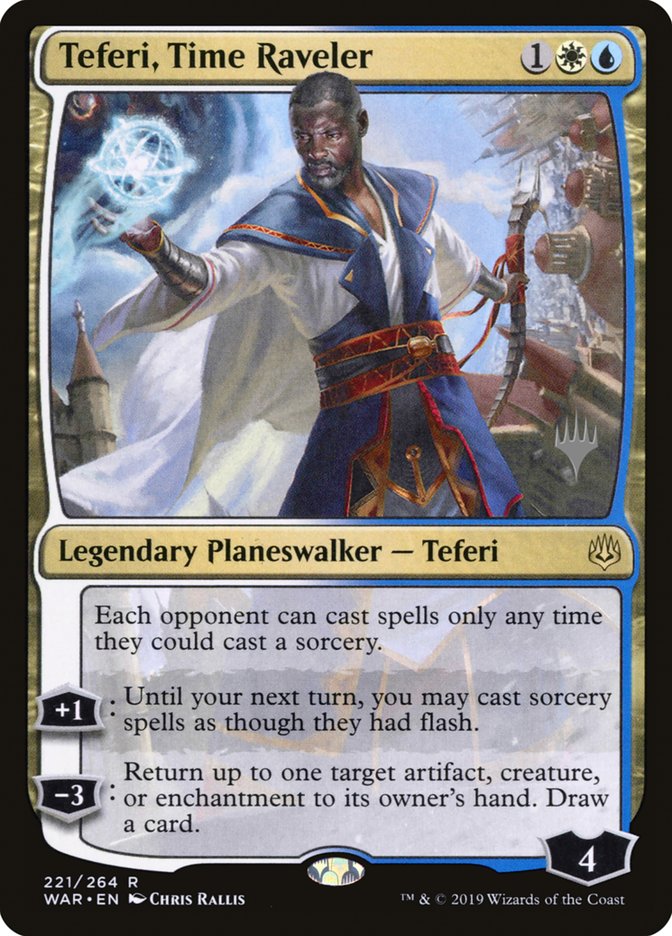 Teferi, Time Raveler (Promo Pack) [War of the Spark Promos] | Clutch Gaming