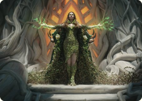 Titania, Voice of Gaea Art Card [The Brothers' War Art Series] | Clutch Gaming