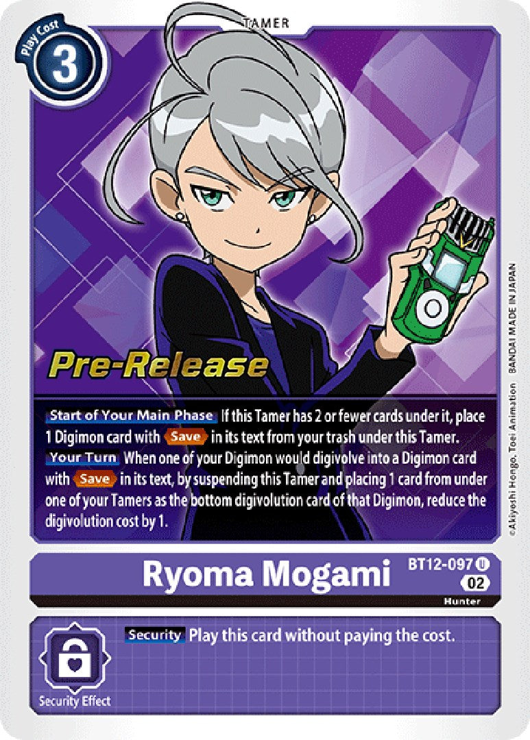 Ryoma Mogami [BT12-097] [Across Time Pre-Release Cards] | Clutch Gaming