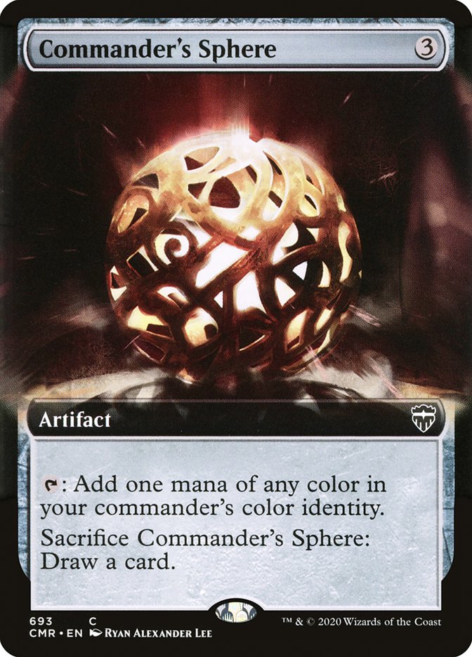 Commander's Sphere (Extended Art) [Commander Legends] | Clutch Gaming