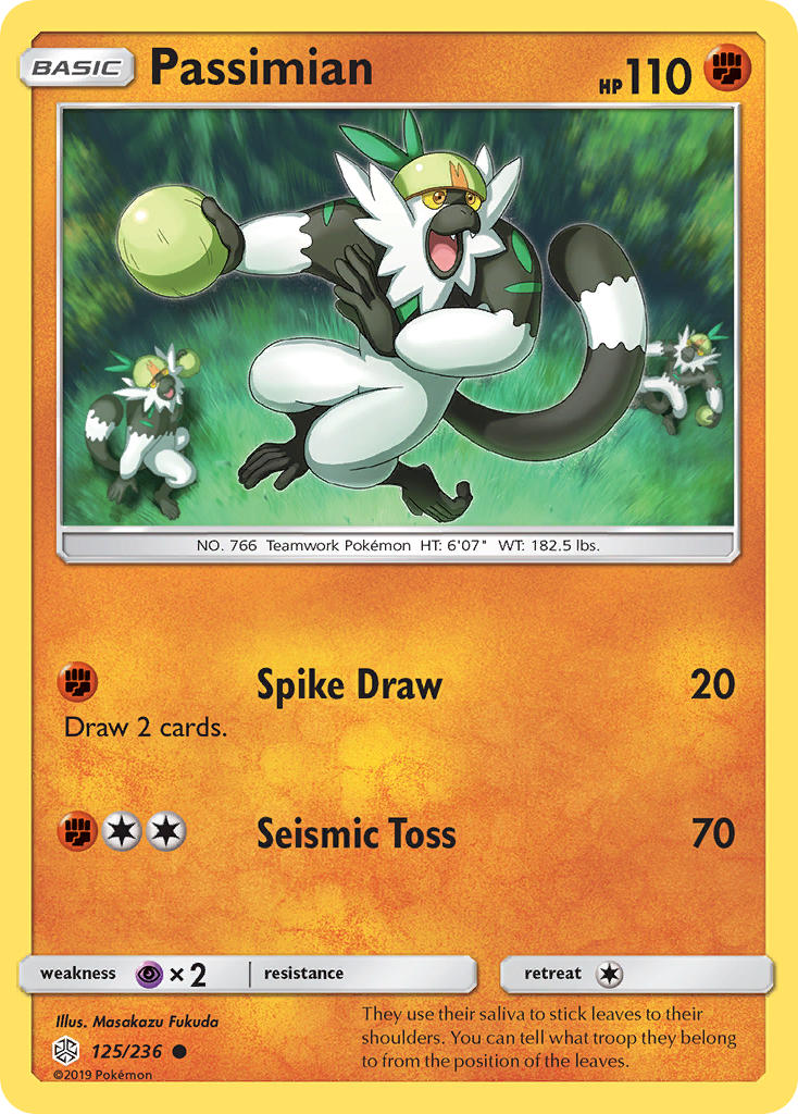 Passimian (125/236) [Sun & Moon: Cosmic Eclipse] | Clutch Gaming