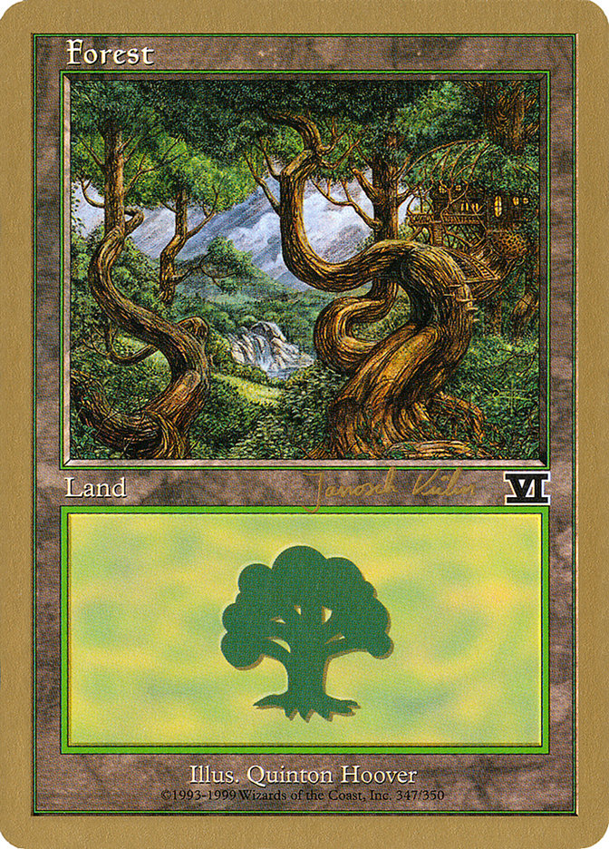 Forest (jk347) (Janosch Kuhn) [World Championship Decks 2000] | Clutch Gaming