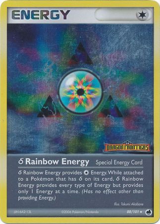 Rainbow Energy (88/101)(Delta Species) (Stamped) [EX: Dragon Frontiers] | Clutch Gaming