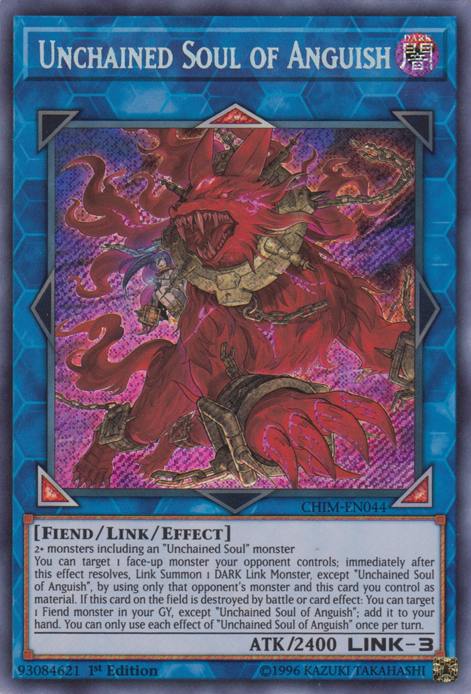 Unchained Soul of Anguish [CHIM-EN044] Secret Rare | Clutch Gaming