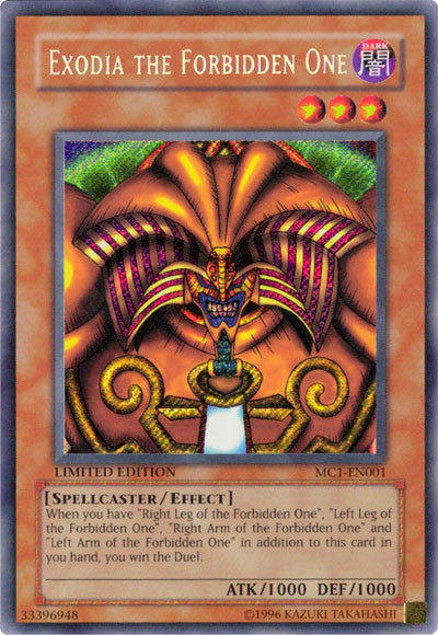 Exodia the Forbidden One [MC1-EN001] Secret Rare | Clutch Gaming