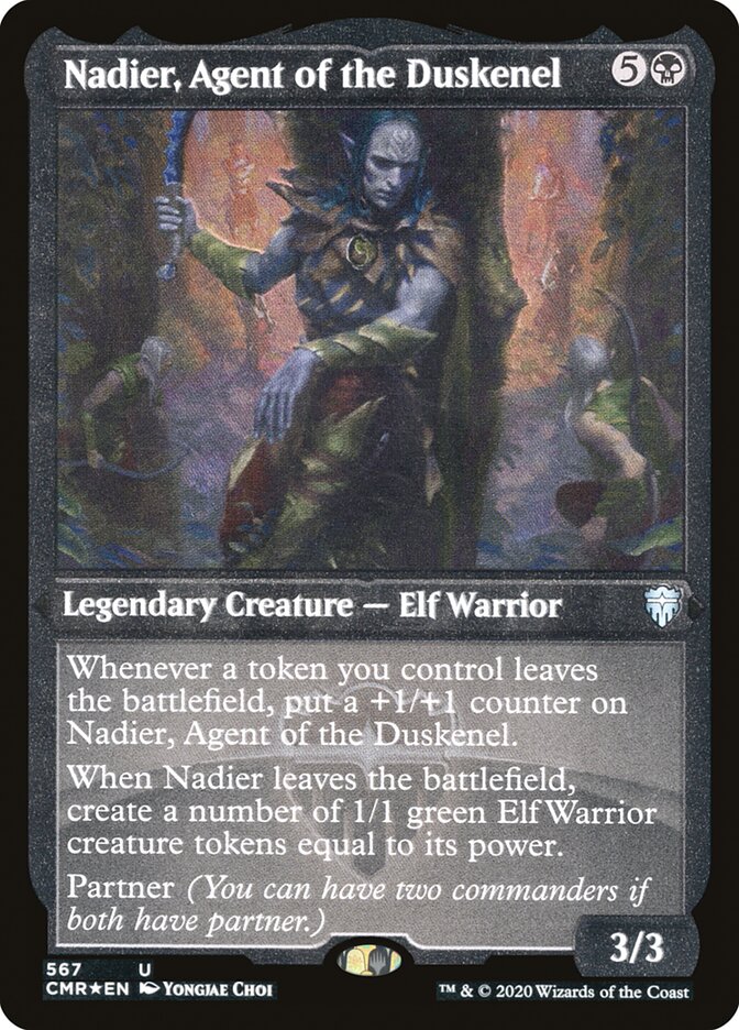 Nadier, Agent of the Duskenel (Etched) [Commander Legends] | Clutch Gaming