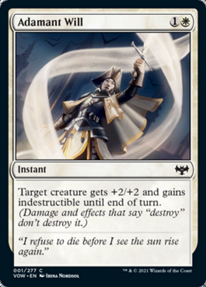 Adamant Will [Innistrad: Crimson Vow] | Clutch Gaming