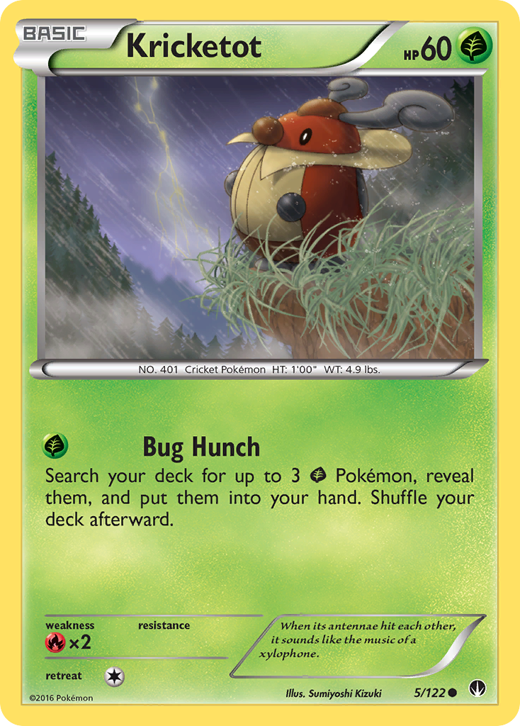 Kricketot (5/122) [XY: BREAKpoint] | Clutch Gaming