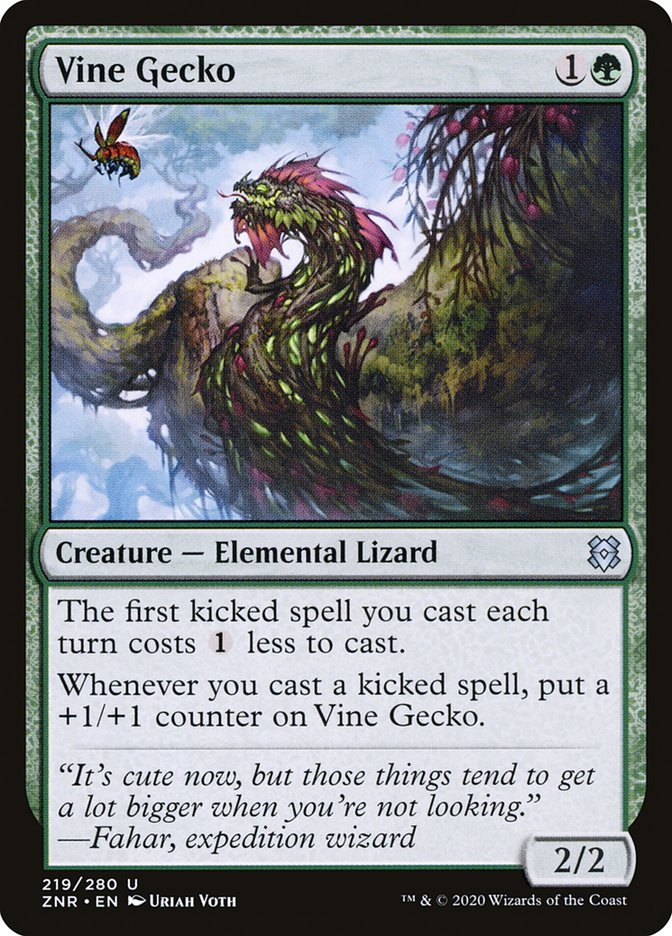 Vine Gecko [Zendikar Rising] | Clutch Gaming