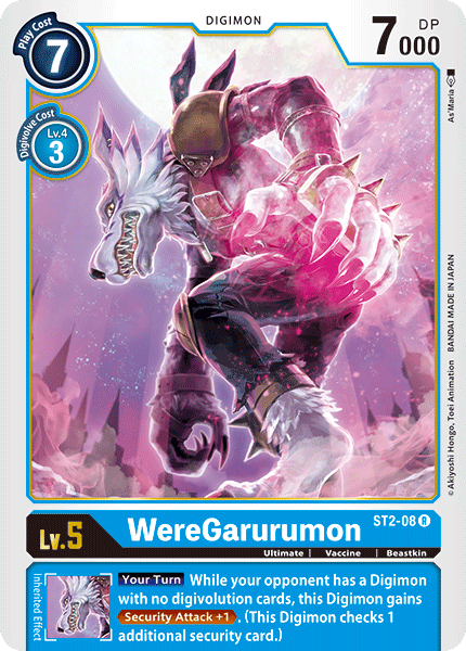 WereGarurumon [ST2-08] [Starter Deck: Cocytus Blue] | Clutch Gaming