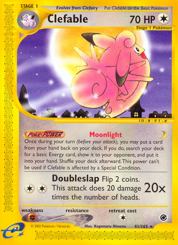 Clefable (41/165) [Expedition: Base Set] | Clutch Gaming