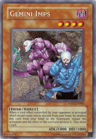 Gemini Imps [PP01-EN005] Secret Rare | Clutch Gaming