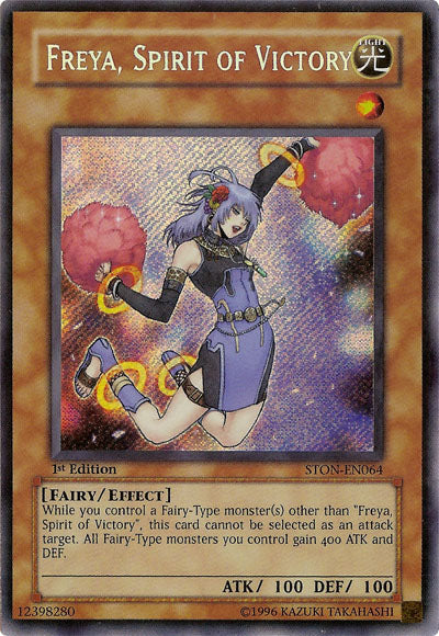 Freya, Spirit of Victory [STON-EN064] Secret Rare | Clutch Gaming