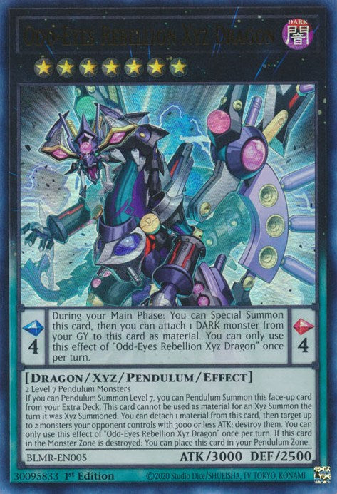 Odd-Eyes Rebellion Xyz Dragon [BLMR-EN005] Ultra Rare | Clutch Gaming