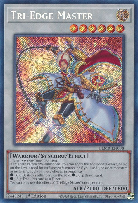 Tri-Edge Master [BLMR-EN008] Secret Rare | Clutch Gaming