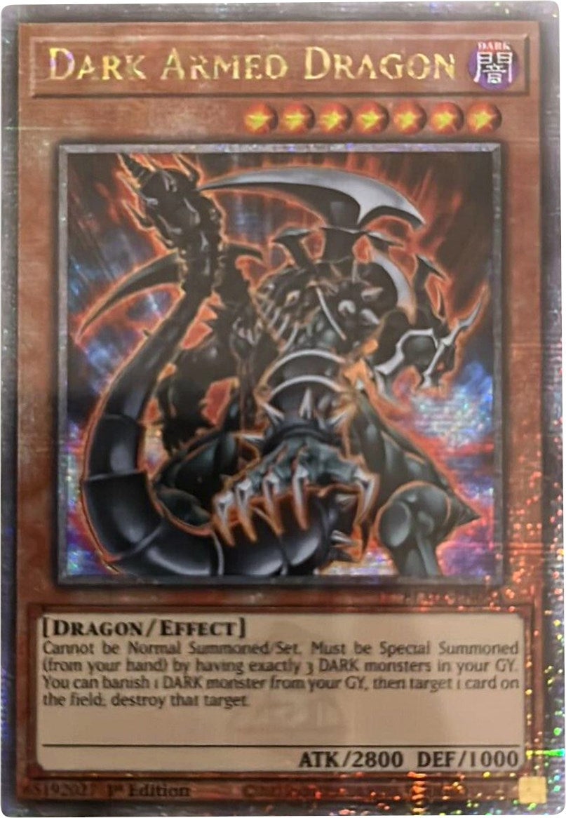 Dark Armed Dragon [BLMR-EN054] Quarter Century Secret Rare | Clutch Gaming