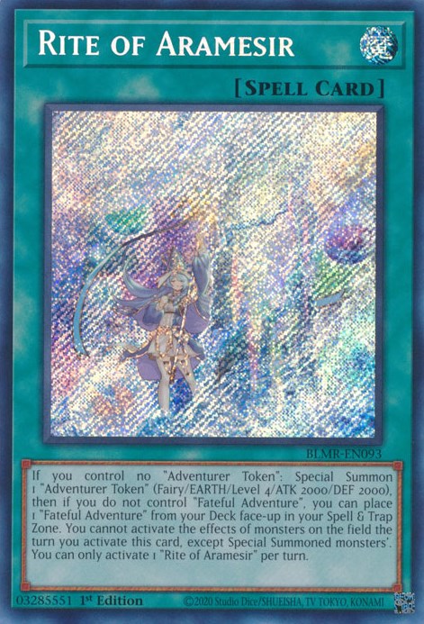 Rite of Aramesir [BLMR-EN093] Secret Rare | Clutch Gaming
