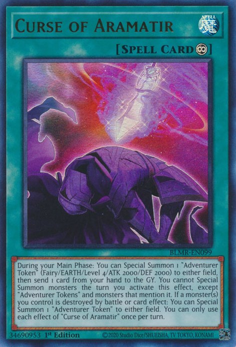 Curse of Aramatir [BLMR-EN099] Ultra Rare | Clutch Gaming