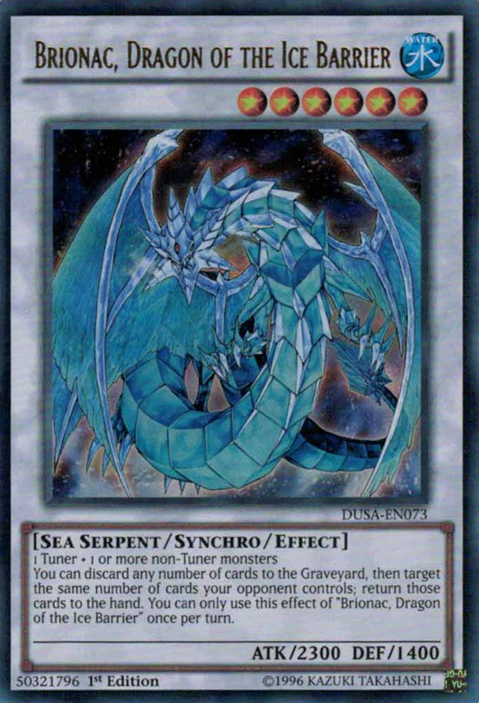 Brionac, Dragon of the Ice Barrier [DUSA-EN073] Ultra Rare | Clutch Gaming