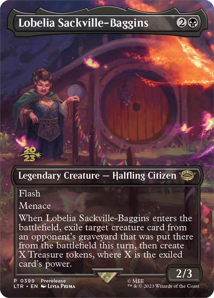 Lobelia Sackville-Baggins (399) [The Lord of the Rings: Tales of Middle-Earth Prerelease Promos] | Clutch Gaming