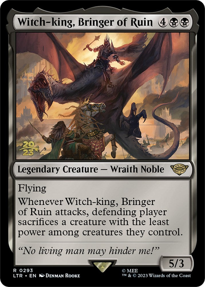 Witch-king, Bringer of Ruin [The Lord of the Rings: Tales of Middle-Earth Prerelease Promos] | Clutch Gaming