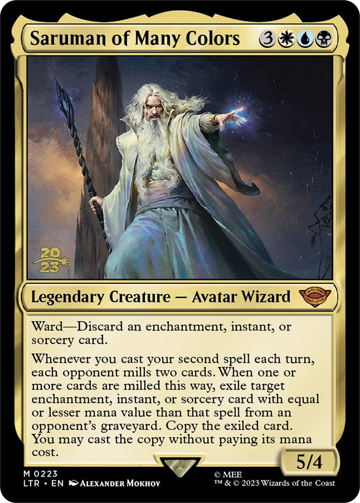 Saruman of Many Colors [The Lord of the Rings: Tales of Middle-Earth Prerelease Promos] | Clutch Gaming