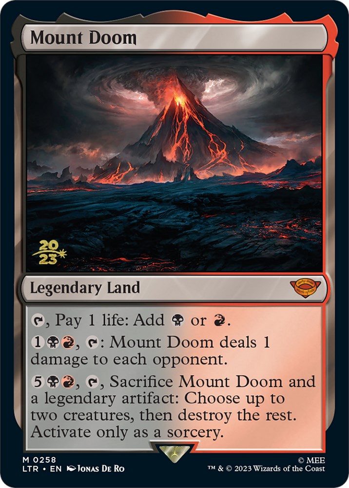 Mount Doom [The Lord of the Rings: Tales of Middle-Earth Prerelease Promos] | Clutch Gaming