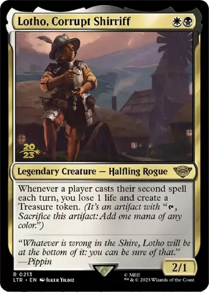 Lotho, Corrupt Shirriff [The Lord of the Rings: Tales of Middle-Earth Prerelease Promos] | Clutch Gaming