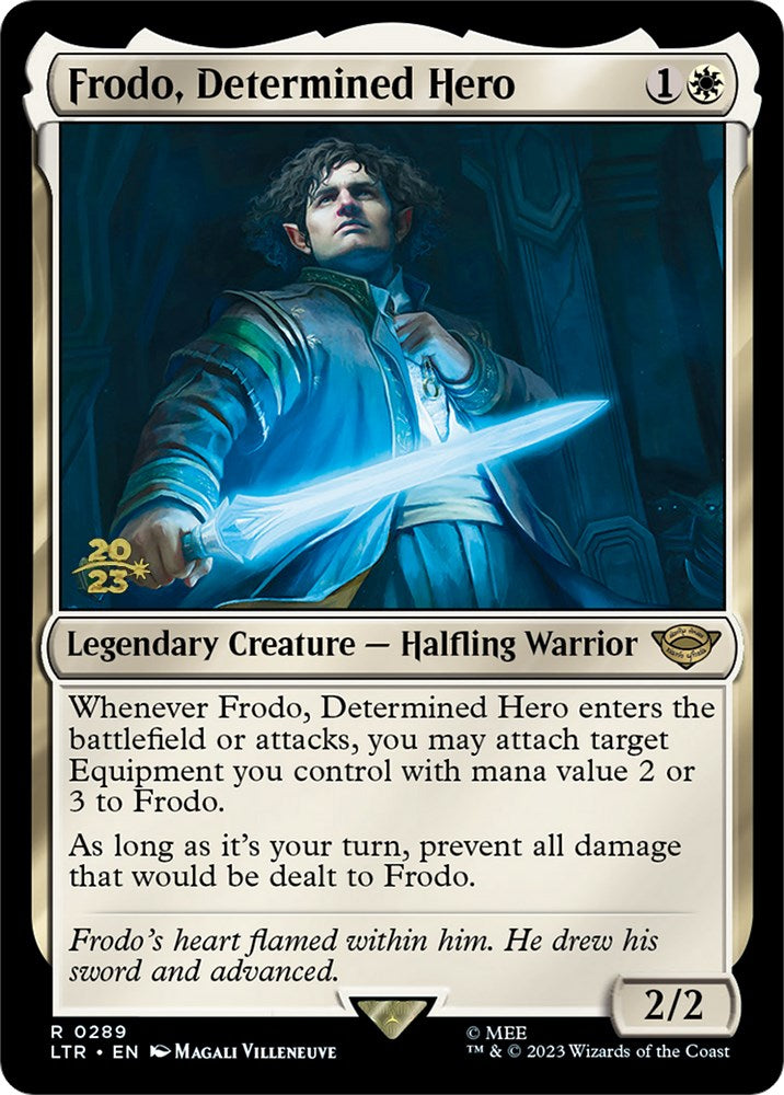 Frodo, Determined Hero [The Lord of the Rings: Tales of Middle-Earth Prerelease Promos] | Clutch Gaming