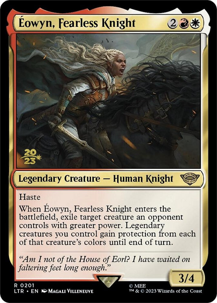 Eowyn, Fearless Knight [The Lord of the Rings: Tales of Middle-Earth Prerelease Promos] | Clutch Gaming