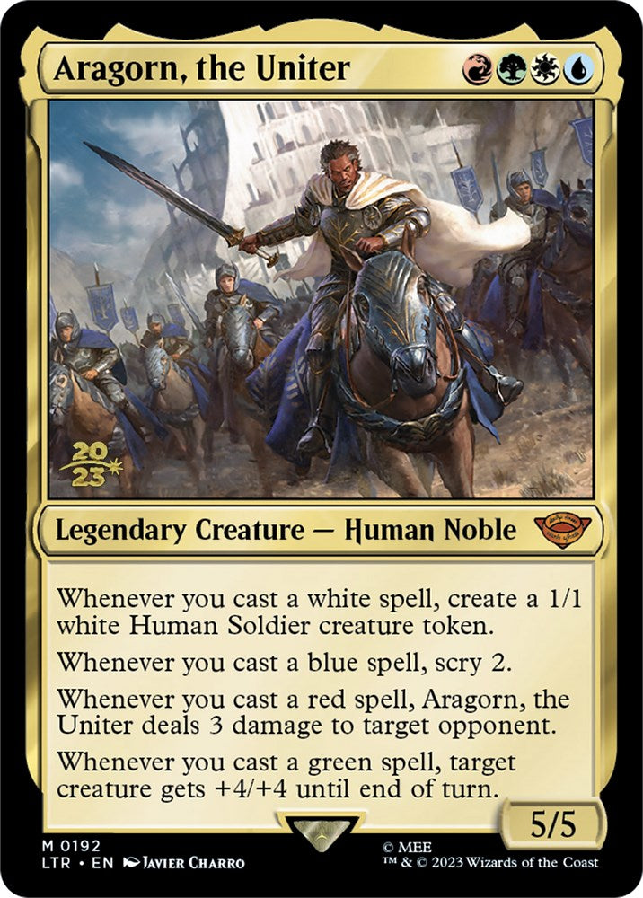 Aragorn, the Uniter [The Lord of the Rings: Tales of Middle-Earth Prerelease Promos] | Clutch Gaming