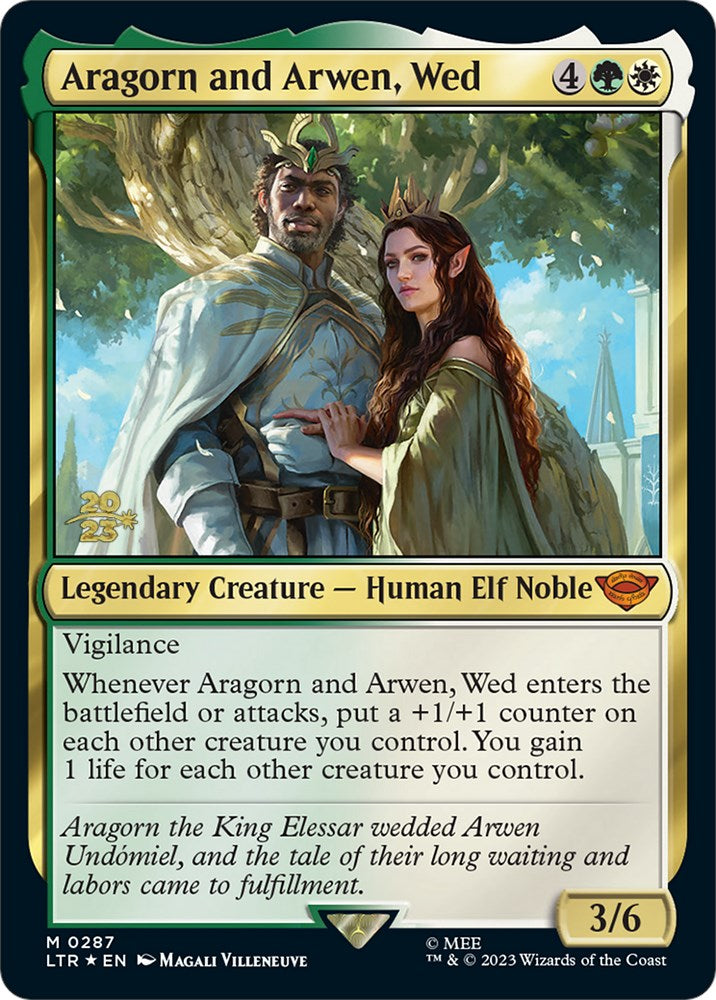 Aragorn and Arwen, Wed [The Lord of the Rings: Tales of Middle-Earth Prerelease Promos] | Clutch Gaming