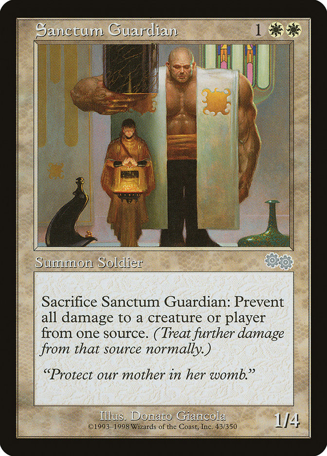 Sanctum Guardian [Urza's Saga] | Clutch Gaming