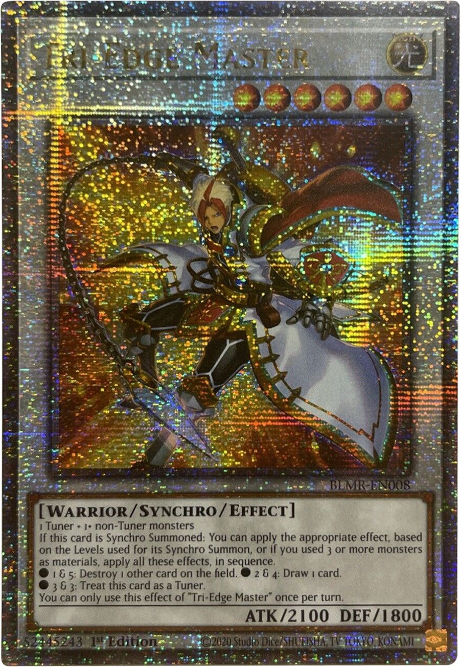 Tri-Edge Master [BLMR-EN008] Quarter Century Secret Rare | Clutch Gaming