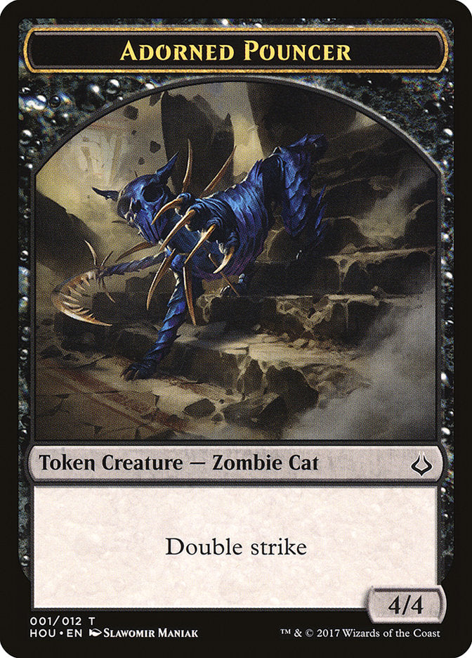 Adorned Pouncer Token [Hour of Devastation Tokens] | Clutch Gaming