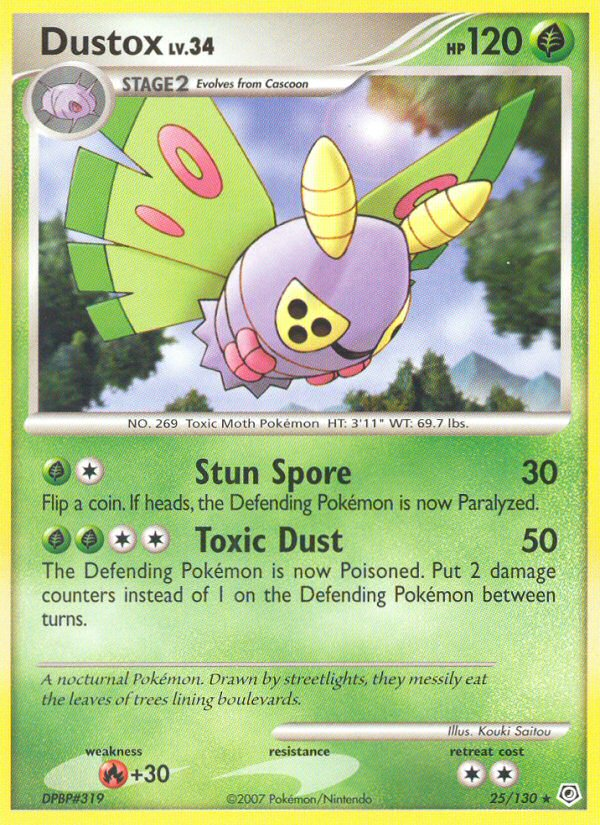 Dustox (25/130) [Diamond & Pearl: Base Set] | Clutch Gaming