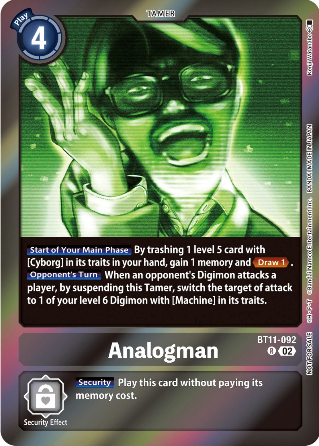 Analogman [BT11-092] (Event Pack 5) [Dimensional Phase Promos] | Clutch Gaming