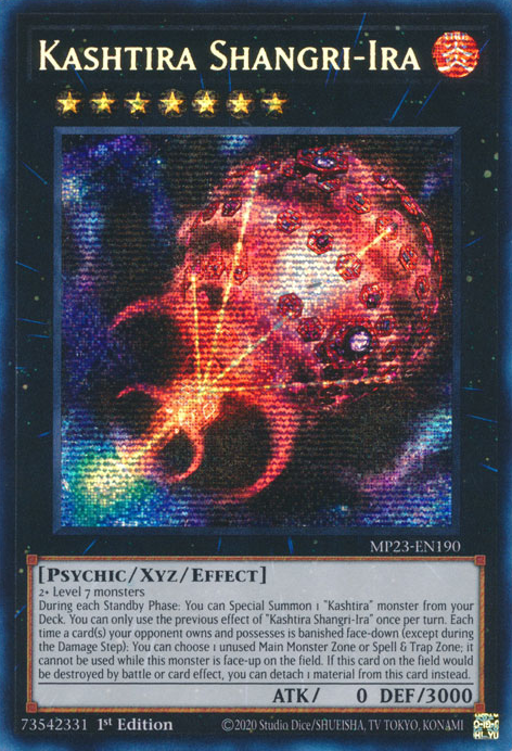 Kashtira Shangri-Ira [MP23-EN190] Prismatic Secret Rare | Clutch Gaming