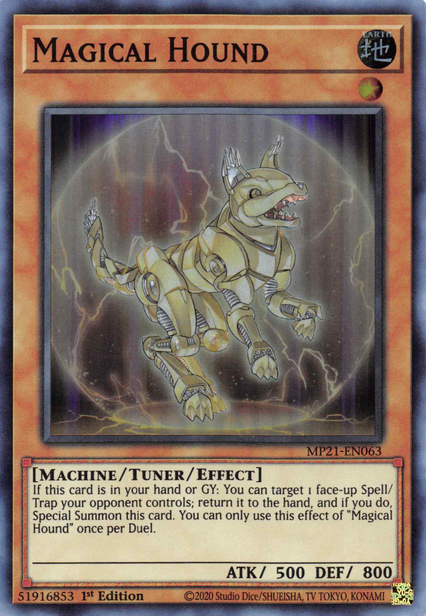 Magical Hound [MP21-EN063] Super Rare | Clutch Gaming