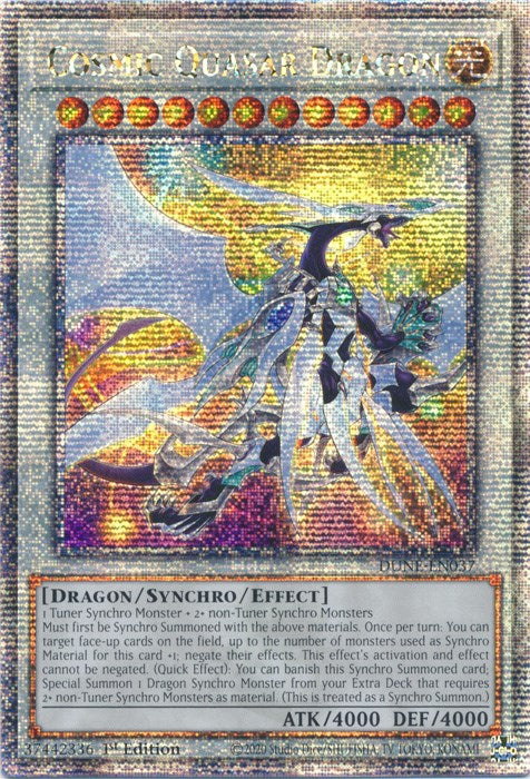 Cosmic Quasar Dragon [DUNE-EN037] Quarter Century Secret Rare | Clutch Gaming